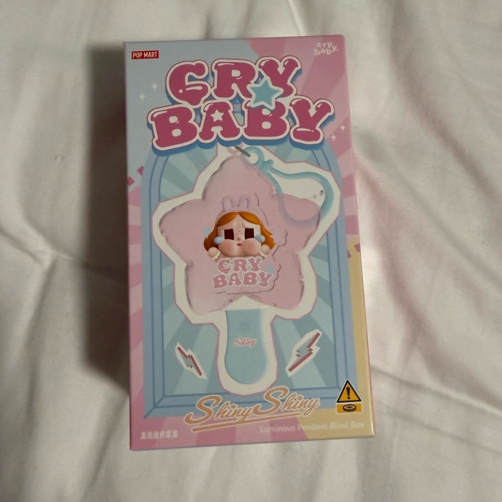 POP MART Authentic “Cry Baby” Luminous Pendant Blind Box Sealed.